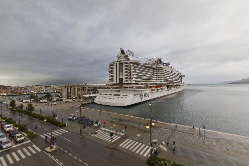 La nave da crociera MSC Seaside - Trieste 30/11/2017